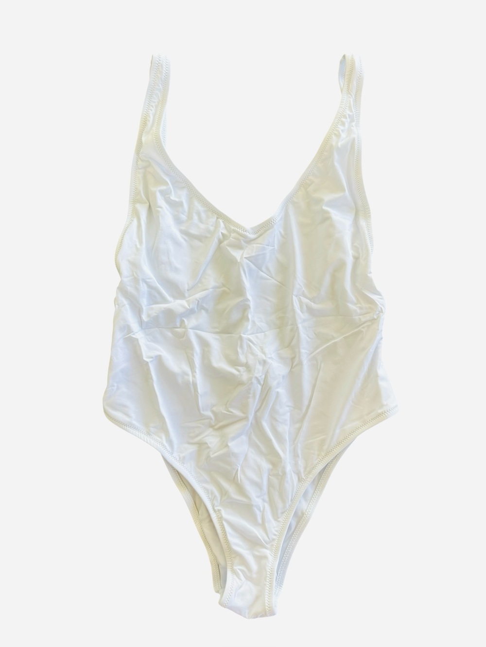 Calzedonia Cobey Susan Medium Classic White One-Piece Swimsuit